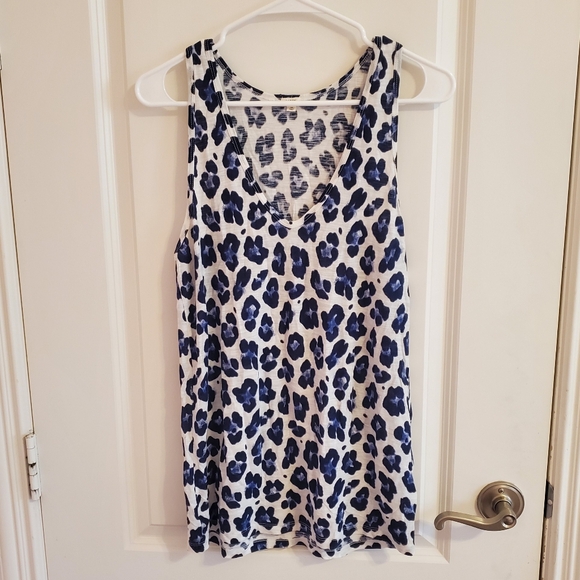 J. Crew Tops - J.Crew Leopard Print Tank Top
